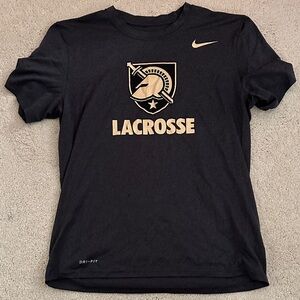 Nike Black and Gold Lacrosse Tee